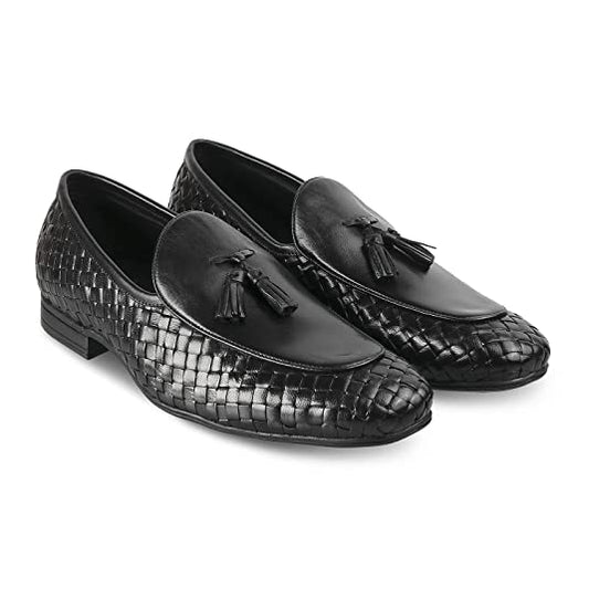 Mens Smart Casual Leather Loafers-13939