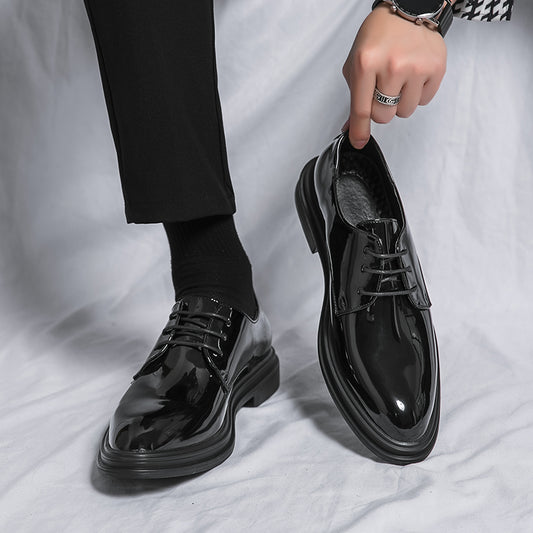 Pointed Formal Men Luxury Mirror Oxford Shoes- 13944