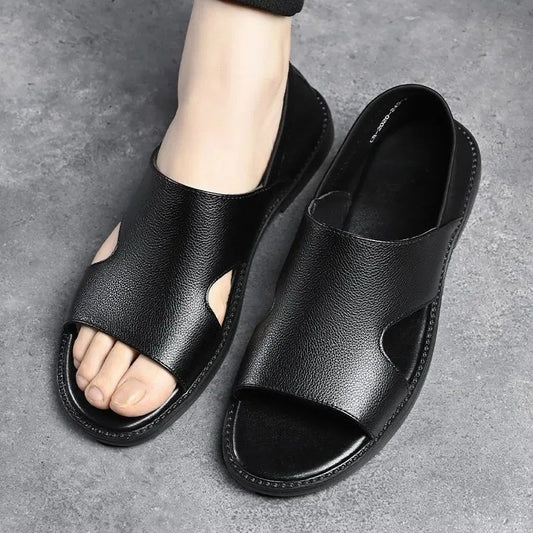 High Quality Leather Sandals Leisure Shoes- UKS 1801
