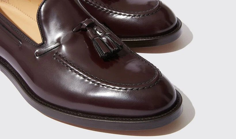 Burgundy Bright Loafers-13904