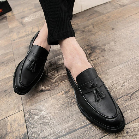 Men Fashion Breathable Leather Shoes-13935