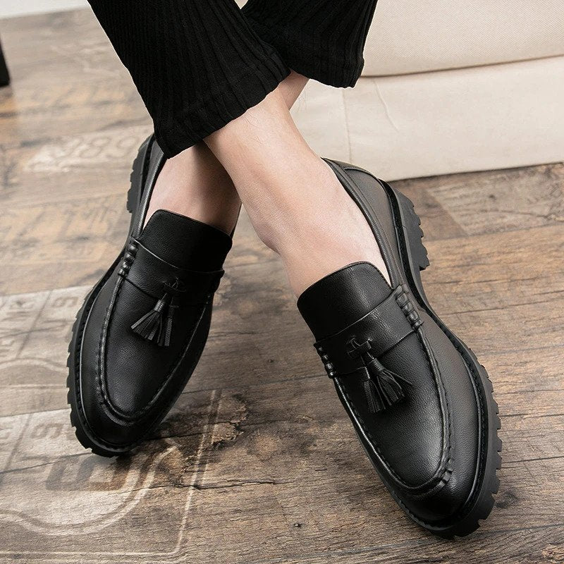 Men Fashion Breathable Leather Shoes-13935