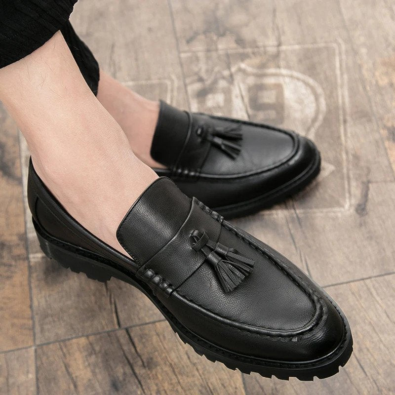 Men Fashion Breathable Leather Shoes-13935