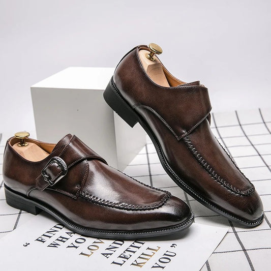 Italian Dress Shoes Top Stitched-13910