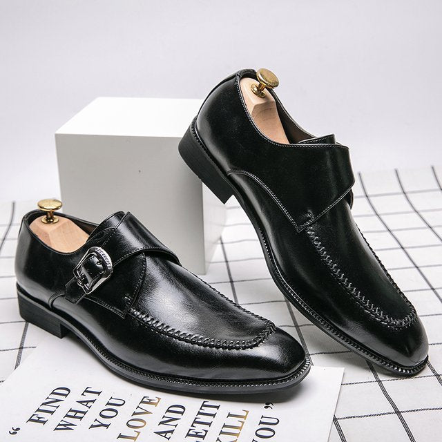 Italian Dress Shoes Top Stitched-13910