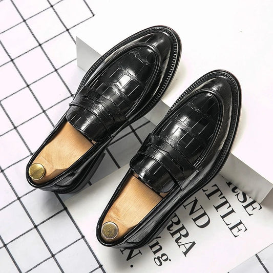 Tassel  Leather Loafers-13929